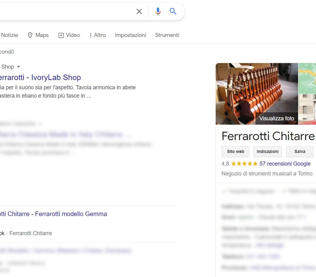 posizionamento Google e-commerce Ivorylab