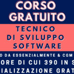 Tecnico di sviluppo software - Corso gratuito