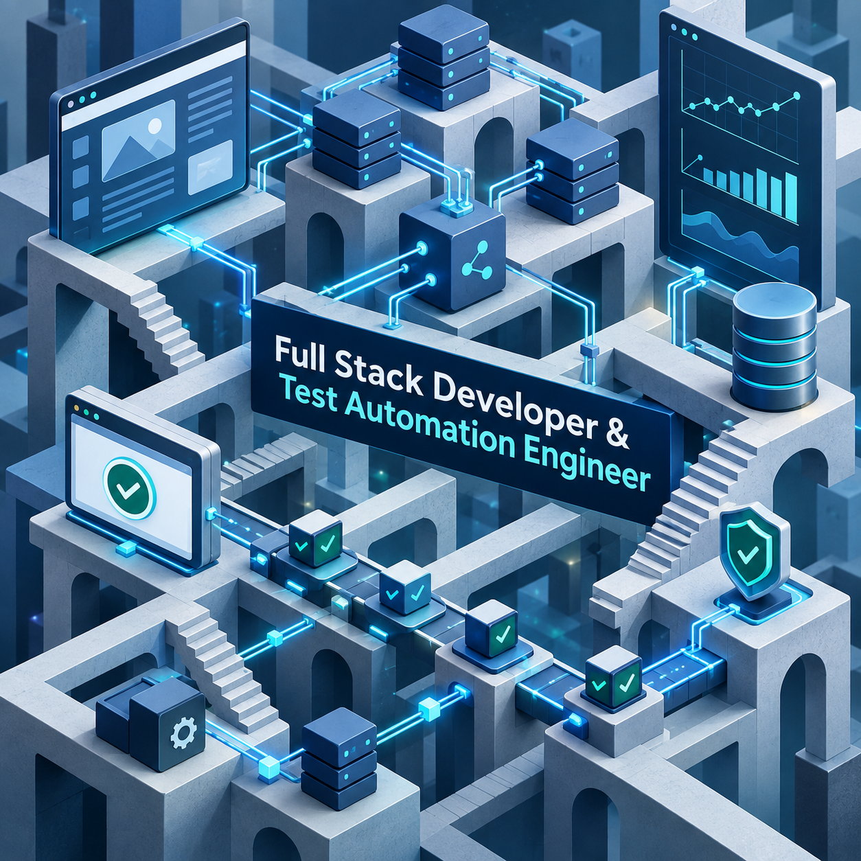 full stack developer test automation engineer